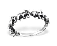 Sterling Silver Elephant Ring