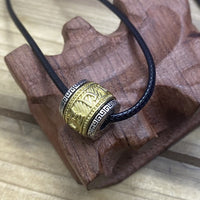 S925 Silver Thai Silver Worn Pendant Six character Words of Truth Necklace Retro Accessories Couple Male Birthday Gifts to Female Direct Selling