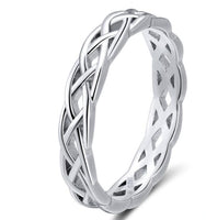 925 Sterling Silver Rings Wedding Band Fashion Jewelry Anniversary Gift