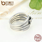 925 Sterling Silver Big Bow Knot DELICATE SENTIMENTS RING Finger Ring