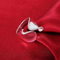 925 Sterling Silver Unique Design Smooth Ring For Women