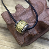 S925 Silver Thai Silver Worn Pendant Six character Words of Truth Necklace Retro Accessories Couple Male Birthday Gifts to Female Direct Selling