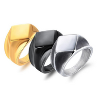 Titanium Steel Rings Man Rings Black Wedding Jewelry