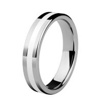 Titanium Stainless Steel Rings For Women Polishing Cool Black Fashion Jewelry Wholesale NO.R176