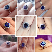 Princess Diana William Kate Gemstone Rings