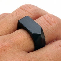 Titanium Steel Rings Man Rings Black Wedding Jewelry