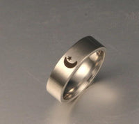 Sun Moon Couples Rings For Women Men Round Game of Thrones Power Symbol Lovers Jewelry