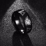 Men's Women's The Legend Of Zelda Titanium Steel Bezel Costume Bague Jewelry gift