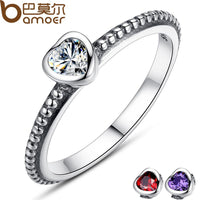 925 Sterling Silver Ring Love Heart Ring