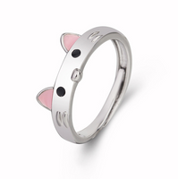 Fashion Little Mouse Ring Temperament Lovely Ring for Girls Open Rings Jewelry Wholesale