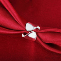 925 Sterling Silver Unique Design Smooth Ring For Women