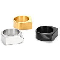 Titanium Steel Rings Man Rings Black Wedding Jewelry
