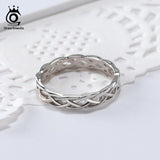 925 Sterling Silver Rings Wedding Band Fashion Jewelry Anniversary Gift