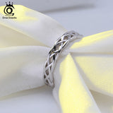 925 Sterling Silver Rings Wedding Band Fashion Jewelry Anniversary Gift