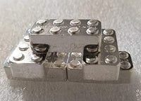 Brick Pattern .999 Silver Bar Hand Poured