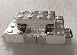 Brick Pattern .999 Silver Bar Hand Poured