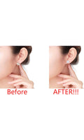 Earring Lifters - 2 Pairs of Adjustable Hypoallergenic Earring Lifts Back Clutches for Women Ear Lobe Support Patches (2 Pairs- Heart